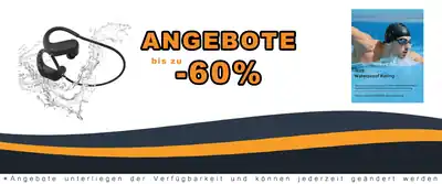IPX8 Wasserdichte Schwimm-Ohrhörer 8 GB SpeicherBluetooth 5.4