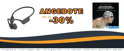 Wireless Schwimmohren mit integriertem 32GB MP3 Player - Bluetooth 5.3
