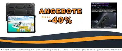 Blackview Active 8 Pro Outdoor Tablet 10,4 Zoll Android 14