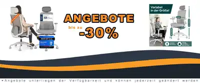 ErgoPrime Pro Ergonomischer Bürostuhl Testgewinner - IGR Zertifiziert