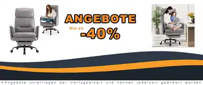IWMH Ergonomisches Bürostuhl Grey 227 kg XXL Fabric