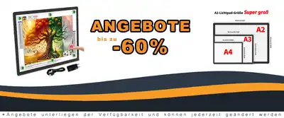 TOHETO A2 Light Table für Diamantmalerei - 64 x 46,6 cm, magnetisches Lichtfeld